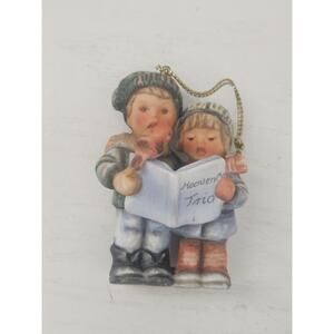 Berta Hummel Goebel Heavenly Trio Christmas Ornament -‎ Carolers & Bird 1997